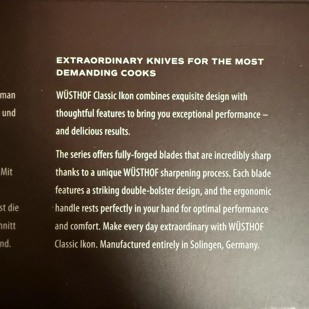 WUSTHOF Classic IKON 8